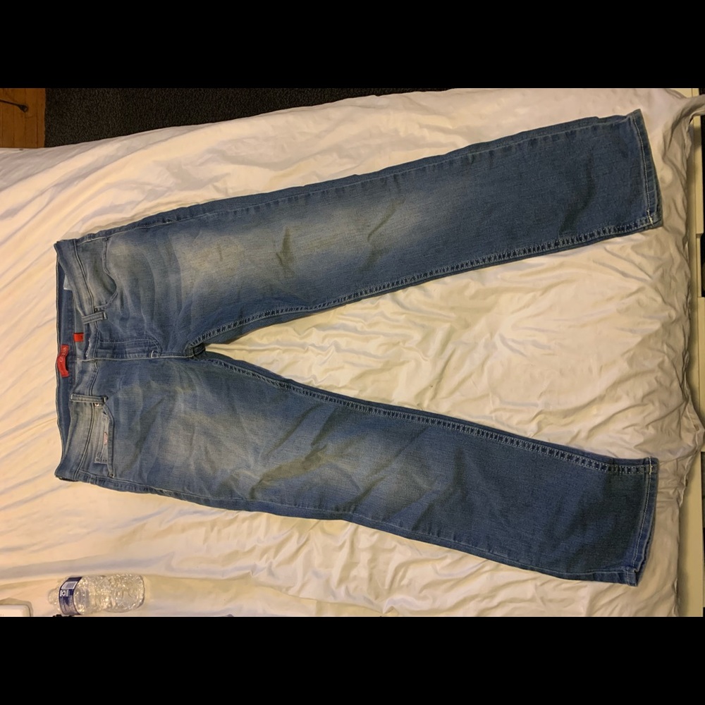 Men’s denim blue jeans